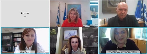 Στιγμιότυπο από την "συνάντηση".