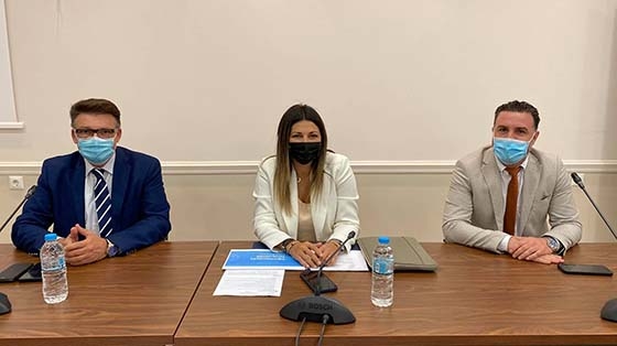 Στιγμιότυπο από τη σύσκεψη.