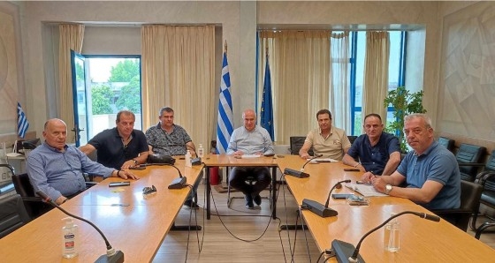 Συνάντηση Περιφερειάρχη με τους προέδρους των ΚΤΕΛ της Περιφέρειας ΑΜΘ