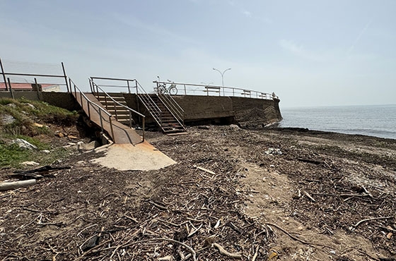 Αυτή είναι η εικόνα στο πιο τουριστικό σημείο της πόλης