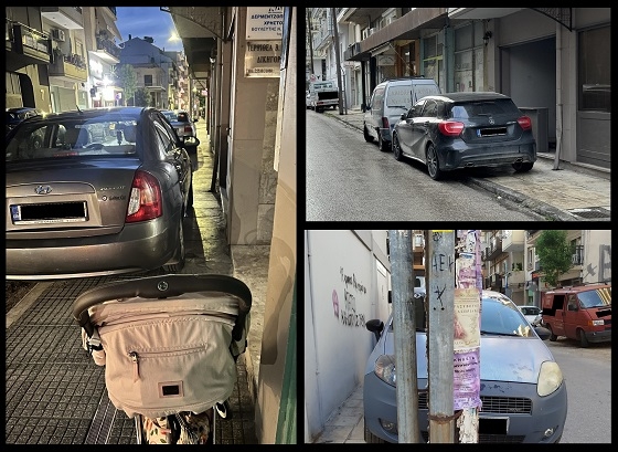 Μόνιμα κλειστό το πεζοδρόμιο σε κεντρικό δρόμο της Αλεξανδρούπολης.