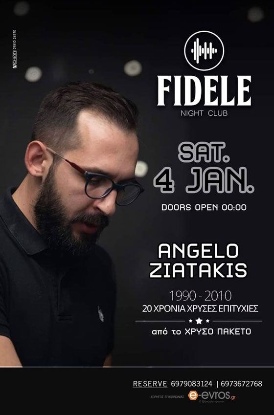 Fidele: Super βραδιά με τις μεγαλύτερες επιτυχίες των τελευταίων 20 χρόνων!