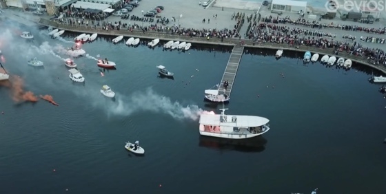 Η εικόνα της Παναγίας Τριφώτισσας απ’ τον Αίνο έρχεται και φέτος στο λιμάνι της Αλεξανδρούπολης (video)