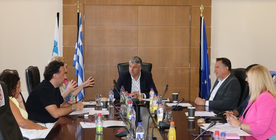 Στιγμιότυπο από την σύσκεψη.