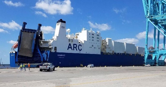 Το μεγαλύτερο μεταγωγικό πλοίο του Αμερικάνικου στρατού θα καταπλεύσει στο λιμάνι της Αλεξανδρούπολης 