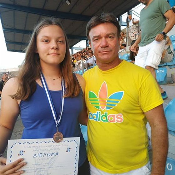 Χάλκινο μετάλλιο και νέο ατομικό ρεκόρ για την αθλήτρια του Εθνικού Αραμπατζή Ιωάννα