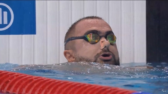 3η θέση στα  100 μ ύπτιο κατηγορίας s1 για τον Εβρίτη Παραολυμπιονίκη Δημήτρη Καρυπίδη