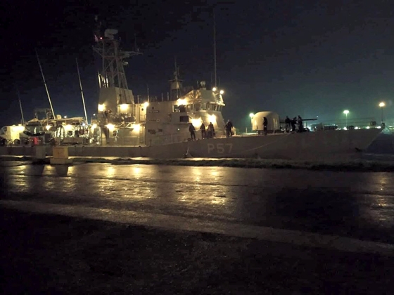 Η Κ/Φ Κάσος κατέπλευσε στο λιμάνι της Αλεξανδρούπολης (video)