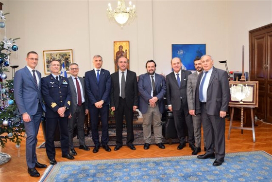 Έκπρόσωποι του Ιταλικού κολοσσού "LEONARDO"