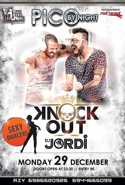 Οι 'Knock out' live σήμερα στο Pico by night.