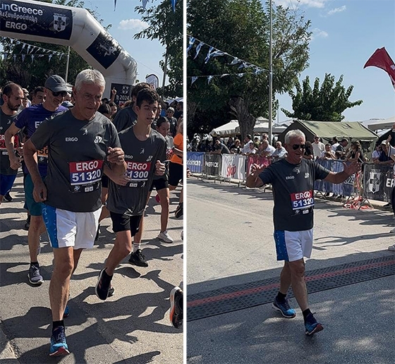 "Προπονείται" για αγώνες διεκδίκησης ο βουλευτής Έβρου, Τάσος Δημοσχάκης.