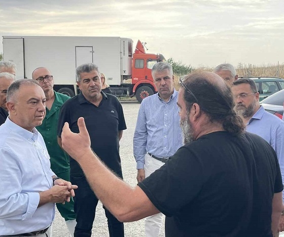 Περιοδεία του Υφυπουργού Αγροτικής Ανάπτυξης στον Έβρο, για την ευλογιά των προβάτων.