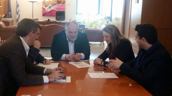 Συνάντηση εργασίας και ενημέρωσης με τον Αν. Υπουργό Παιδείας Κώστα Φωτάκη  πραγματοποίησαν οι βουλευτές του ΣΥ.ΡΙΖ.Α. Αναστασία Γκαρά και Μάριος Κάτσης