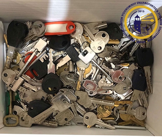 Τα 273 κλειδιά επιχειρήσεων που παραδόθηκαν στο Σωματείο θα ταξιδέψουν για την Αθήνα