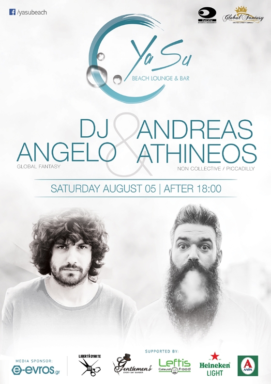 Dj Angelo & Andreas Athineos έρχονται να μας "ταρακουνήσουν" με ένα δυνατό dj set