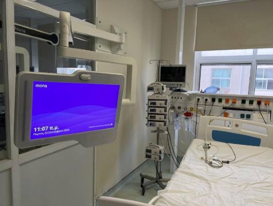 Το σύστημα τηλε-ιατρικής ΜΟΝΑ στη ΜΕΘ του ΠΓΝΑ