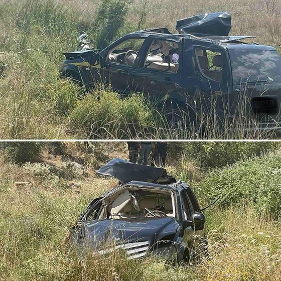 Το όχημα που βγήκε εκτός δρόμου