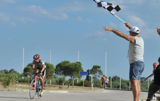 Κατέκτησε την 4η θέση γενικής στην ατομική χρονομέτρηση και τυπικά την 1η θέση κατηγορίας νέων.