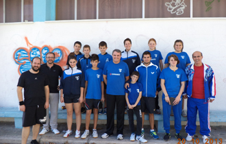 Εντυπωσιακή ήταν η παρουσία των αθλητών και αθλητριών του ΜΓΣ Εθνικού.