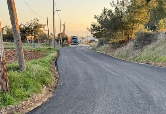 Εργασίες βελτίωσης του δρόμου που συνδέει τον κόμβο της Εγνατίας Οδού με την Παλαγία Αλεξανδρούπολης.