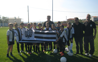 Ο κ. Αλεξανδρίδης επισκέφτηκε τα Τμήματα Υποδομής του ΠΟΝΤΙΑΚΟΥ Α.Ο. football prints ΠΑΟΚ.