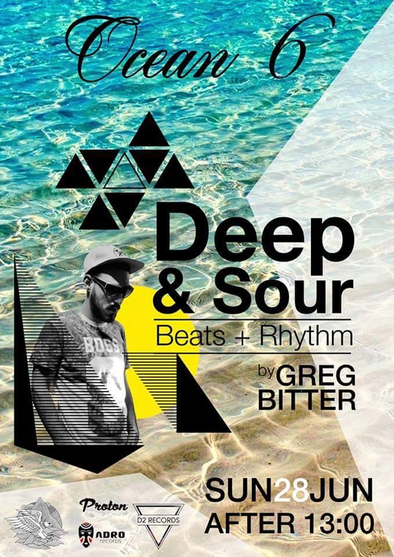 Beach party την Κυριακή στο "Ocean 6" με Greg Bitter.
