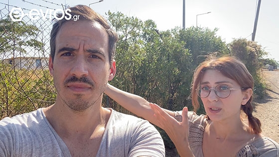 Οι καταγγέλοντες, Βαγγέλης και Ειρήνη, μας αποκαλύπτουν on camera τη κατάσταση που επικρατεί στις δεξαμενές της ΔΕΥΑΑ.