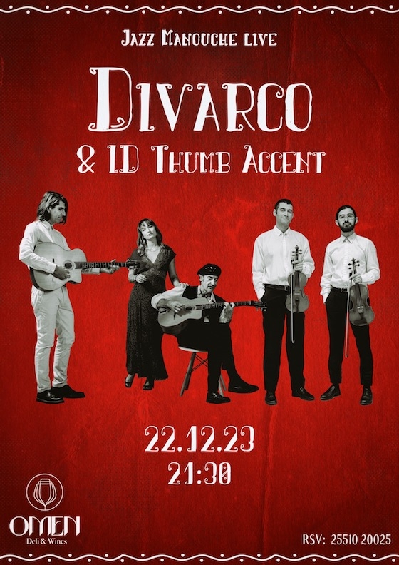 Christmas jazz manouche live στο "Omen Deli & Wines"