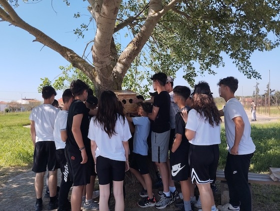 Τον περασμένο μήνα μια ομάδα μαθητών επισκέφτηκε το Κέντρο Ενημέρωσης Δαδιάς στο πλαίσιο δράσεων Περιβαλλοντικής Εκπαίδευσης που υλοποιεί το σχολείο.