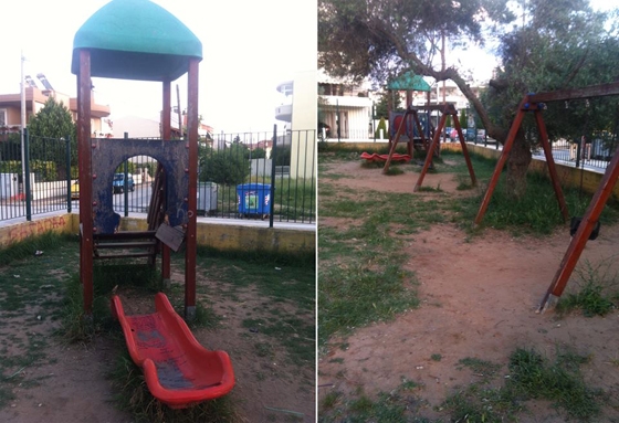 Εγκύκλιος για τις «ακατάλληλες» παιδικές χαρές.