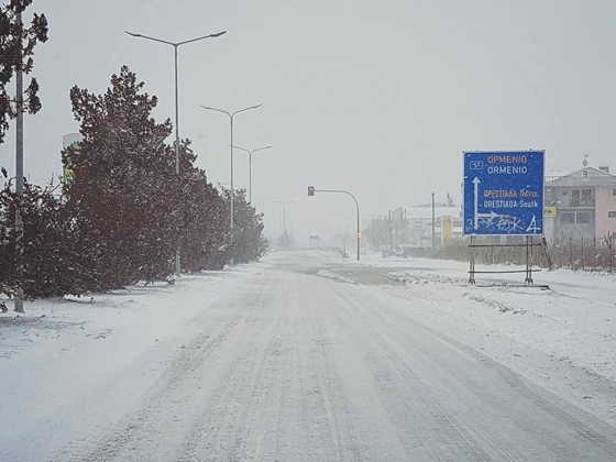 Που απαιτείται η χρήση αντιολισθητικών αλυσίδων σε Μακεδονία και Θράκη