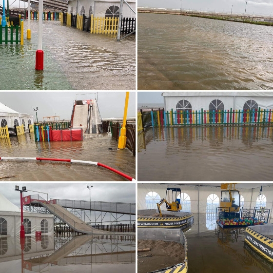 Αυτή είναι η σημερινή κατάσταση στο λούνα παρκ Αλεξανδρούπολης.