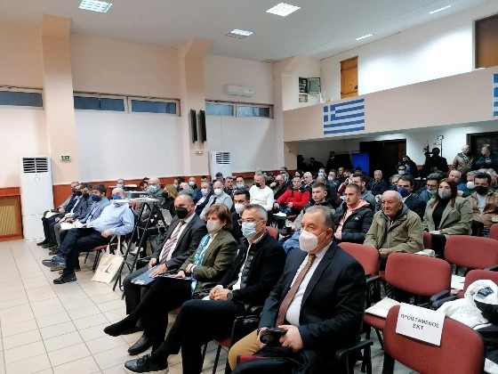 Στιγμιότυπο από την ημερίδα στις Φέρες.