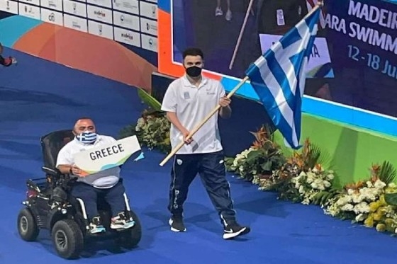 Με σημαιοφόρο τον "δικό" μας Μιχαλεντζάκη η Ελλάδα στην τελετή έναρξης του Παγκοσμίου Πρωταθλήματος ΑμεΑ της Πορτογαλίας