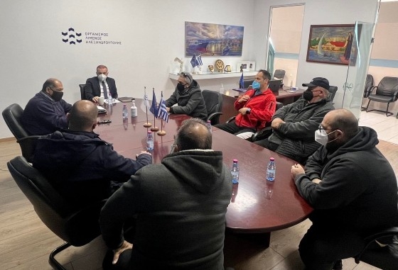 Στιγμιότυπο από την συνάντησή τους.