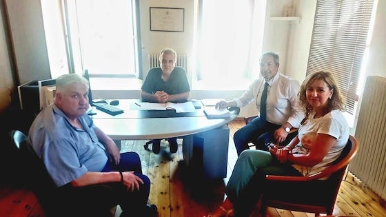 Στιγμιότυπο από τη συνάντηση.