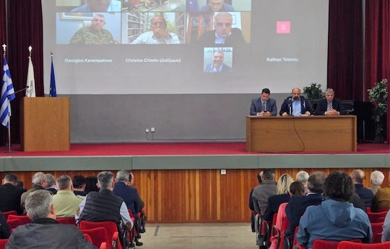 Η  συνεδρίαση, υπό την προεδρία του Υφυπουργού Κλιματικής Κρίσης και Πολιτικής Προστασίας.