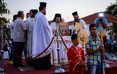 Στον Ι.Ν. Κοιμήσεως της Θεοτόκου Παναγίας, στην Αισύμη.