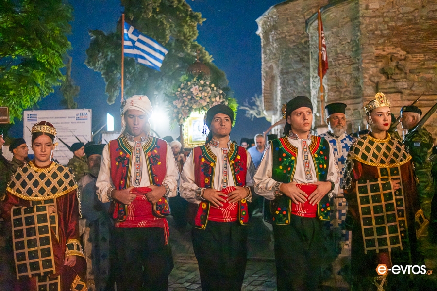 Με βυζαντινή μεγαλοπρέπεια ο εορτασμός στην Παναγία Κοσμοσώτειρα στις Φέρες  (φωτος)