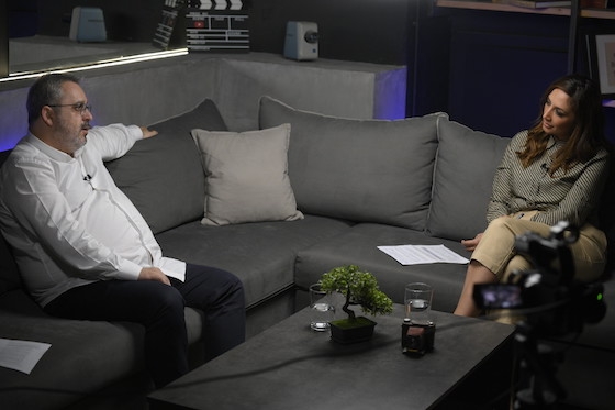 Στιγμιότυπο από τη συνέντευξη με τον κ. Σταυράκογλου