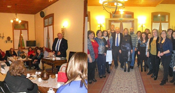 «Ο Δρ. Θεόδωρος Καλλιάνος με τους εκπαιδευτικούς του Έβρου στο Σουφλί»