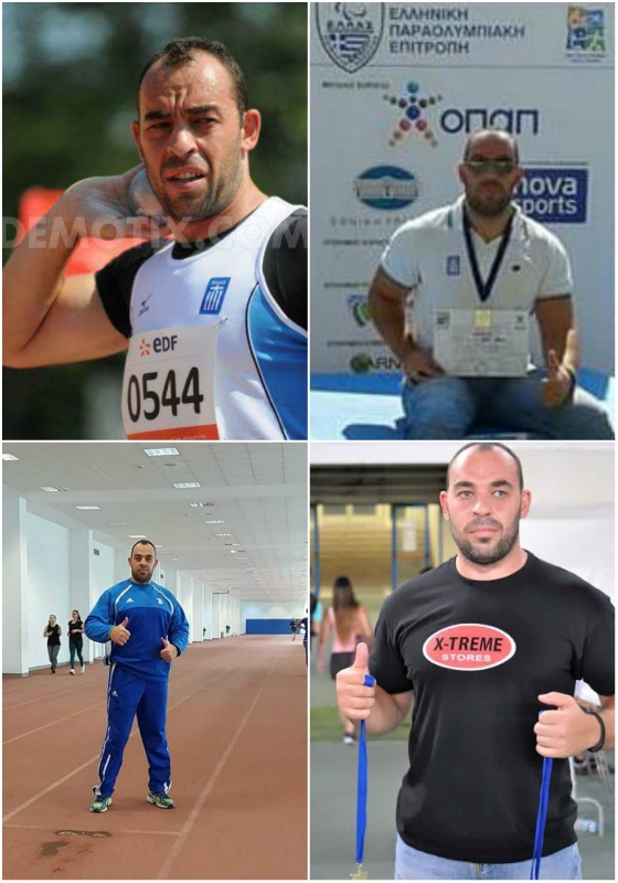 Διπλά Χρυσός ο αθλητής του Α.Σ ΑμεΑ Έβρου "ΚΟΤΙΝΟΣ" Αντρέας Μόμτσος στο Πανελλήνιο Πρωτάθλημα