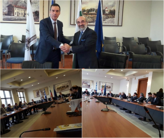 Συνάντηση εργασίας μεταξύ αντιπροσωπειών των Δήμων Αλεξανδρούπολης και Μπουργκάς