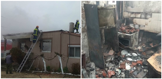 Η επέμβαση των Πυροσβεστών που δυστυχώς δεν κατέστη αρκετή