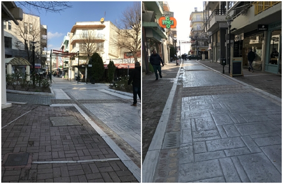 Ο πεζόδρομος της Κύπρου σχεδόν έτοιμος να υποδεχθεί τους Αλεξανδρουπολίτες