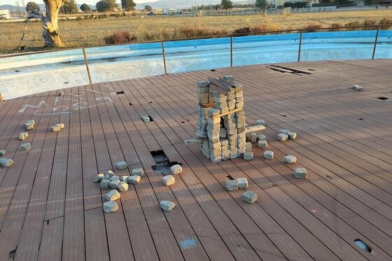 Καταστροφική εικόνα στο Πάρκο Αλτιναλμάζη (Φωτο)