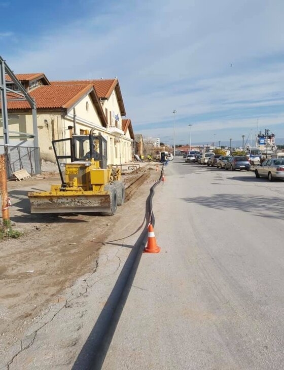Κατασκευάζεται το δίκτυο και η υδροδότηση στις ιστορικές αποθηκές και στο τελωνείο στο Λιμάνι Αλεξανδρούπολης