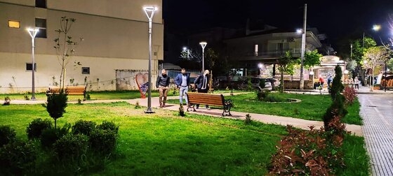 Η εταιρεία Dasteri φώτισε το "πάρκο τσέπης" στην Αλεξανδρούπολη!