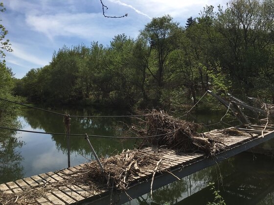 Ακόμη μια καταστροφή από τις πλημμύρες που σημειώθηκαν στον Έβρο τον περασμένο Ιανουάριο και Φεβρουάριο.
