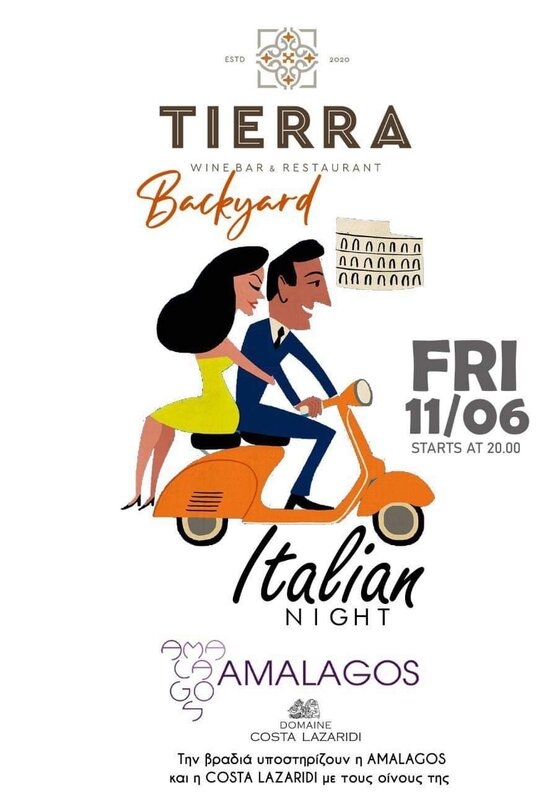 «Ζήσε την κάθε στιγμή σου σα να μην υπάρχει αύριο» μας λέει το νέο Tierra - Wine Bar & Restaurant!